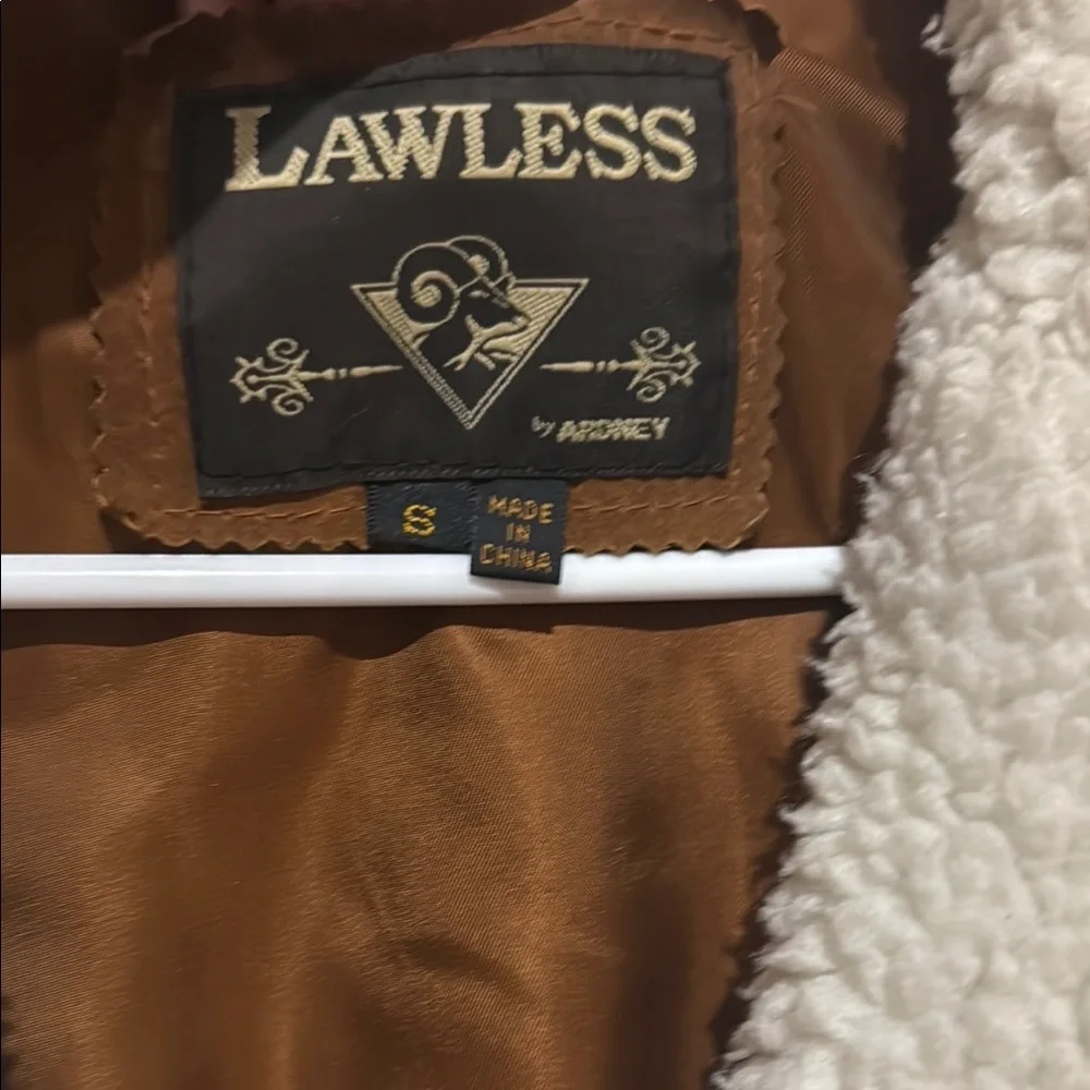 Vintage lawless Aztec southwestern Multicolor Jacket with Shearling Collar S - Picture 3 of 15